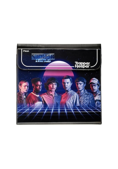 Trapper Keeper Binder, Stranger Things, 1 İnç Bağlayıcı 2 Klasör Ve Ekstra Cep İçerir, Neon 261138g-25