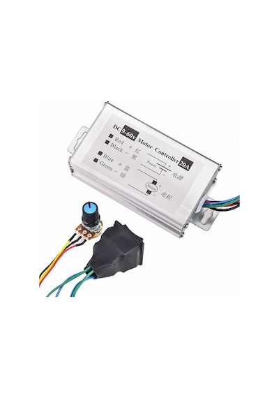 Dc 60v 20a Dc Motor Sürücü Pwm Hız Kontrol Ileri Geri Yön Anahtar