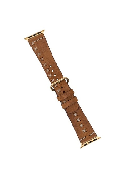 Bouletta Watch Uyumlu Deri Kordon 42-44-45Mm Aqua V18 Taba