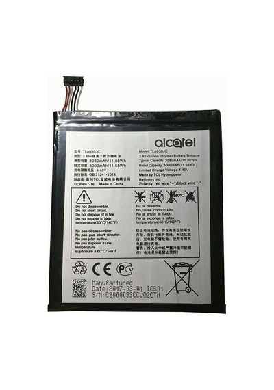 Alcatel A3 Xl Tlp030Jc Batarya Pil 3000Mah