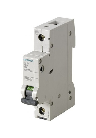 Siemens 5Sl6140-7Ya Otomatik Sigorta C Tipi 1 Fazlı 40 Amper 6Ka