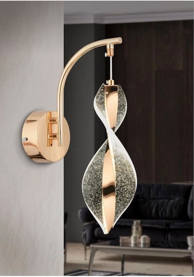 Nuvola Model Gold 3 Renk Oturma Yatak Mutfak Çocuk Mutfak Odası Modu Led Aplik Gold