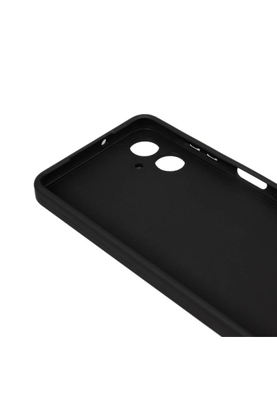 Samsung Galaxy Uyumlu A06 Kılıf Zore Biye Silikon Siyah