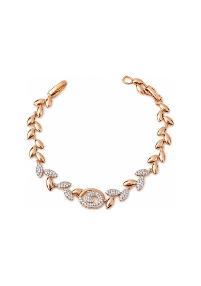 Xp Jewelry Taşlı Muradiye Bileklik Rose Gold Altın