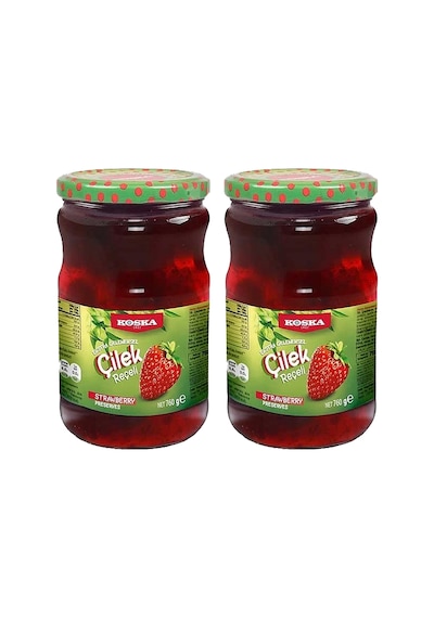 Koska Çilek Reçeli 760 Gr Ekstra Geleneksel X 2 Adet