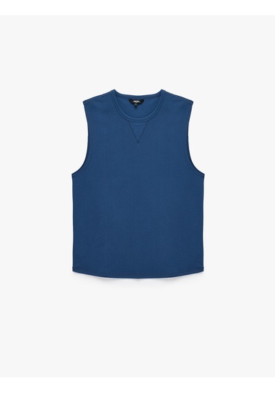 Koton Dikiş Detaylı Pamuklu Kolsuz Bisiklet Yaka Basic Spor Atlet Lacivert 6sam30038nk Koton Dikiş Detaylı Pamuklu Kolsuz Bisiklet Yaka Basic Spor Atlet Lacivert 6sam30038nk