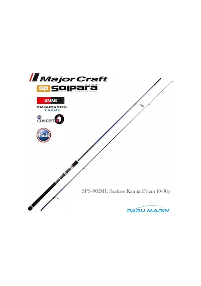 Major Craft Solpara Sps-902Ml Seabass Spin Kamış 275Cm 10-30Gr.