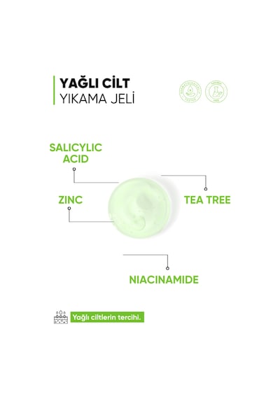Mia Klinika Yağlı Akneli Sivilceli Ve Kusurlu Ciltler İçin Yüz Yıkama Jeli 200 ML