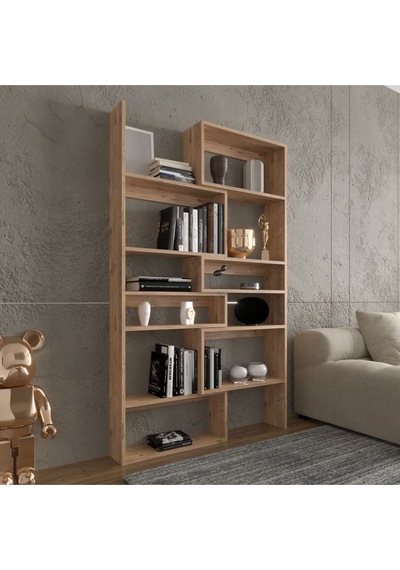 Avole Flat Çok Raflı Geniş Kitaplık Beyaz Beyaz Avole Flat Çok Raflı Geniş Kitaplık Beyaz Beyaz