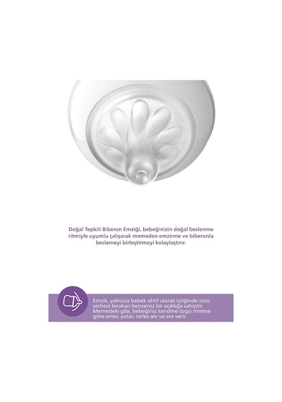 Philips Avent Doğal Tepkili Natural Response Pp Biberon 260 ML 1+ Ay Mavi