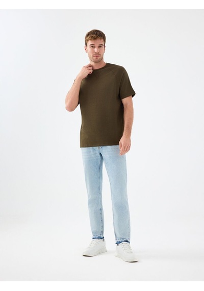 LOFT Loose Fit Erkek Tshirt K.kol Lf2033392 Q1.v1 Haki