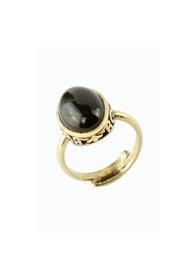 Oval - 151 - Doğaltaşlı Otantik - Nazblsmm - Yüzük Onix Bronz
