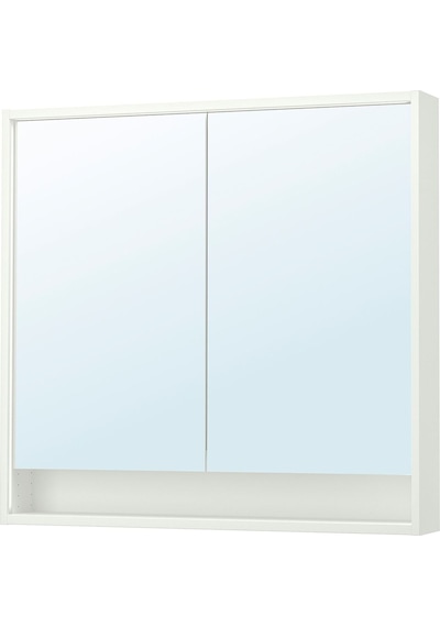 Banyo Duvar Dolabı, Beyaz, 100x15x95 Cm Beyaz