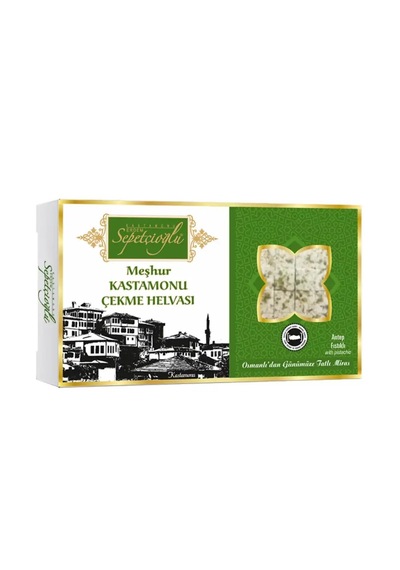 Sepetçioğlu Kastamonu Meşhur Antep Fıstıklı Çekme Helva 180g