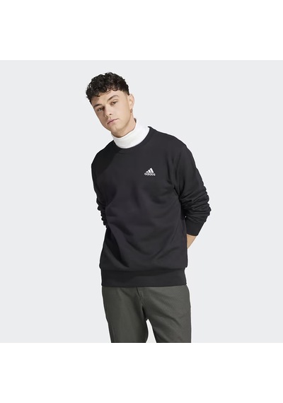 Black Adidas Erkek Sweatshirt M Sl Ft Swt Ic9329 001
