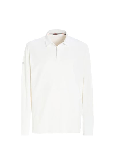 Slam Tech Pıque Polo Ls W02 BEYAZ Beyaz