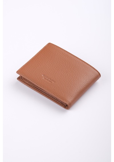 Ancora Leather Hakiki Deri Erkek Cüzdan-26500 Taba
