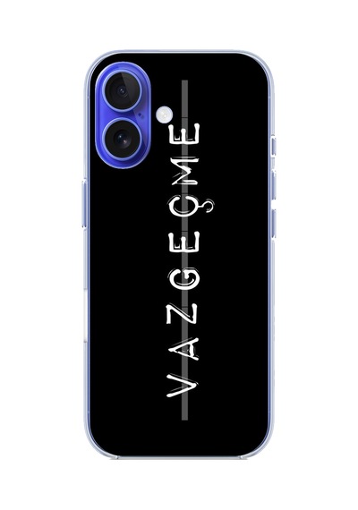 Apple Uyumlu iPhone 16  Vazgeçme Yazılı Baskılı Silikon Kılıf Renkli