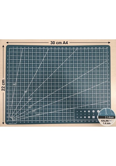 Tamir Kesim Pedi Matı A4 30 22cm Kalınlık 1.4mm Yeşil