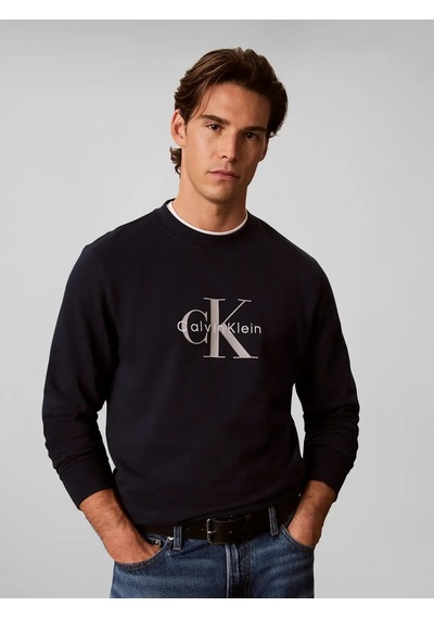 Calvin Klein Cl Ls 350terry Mnlg, Cef Lacivert Erkek Sweatshirt