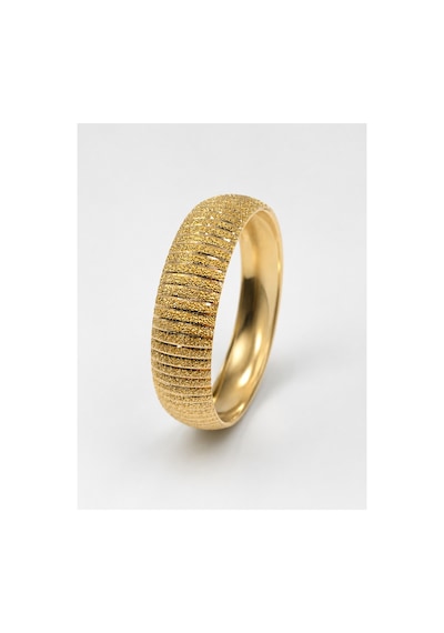 22 Ayar Tse Belgeli 15 Gram Simli Çizgi Desenli Altın Bilezik 15 Mm Gold İşçiliksiz Düğün
