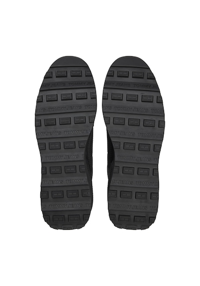 Tommy Hilfiger Erkek Renk Bloklu Siyah Sneaker Siyah