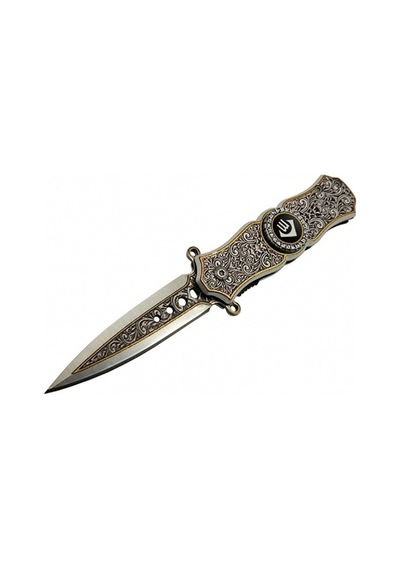 Taşkafa Stres Kamp Çakı 14 CM Altın - Gümüş