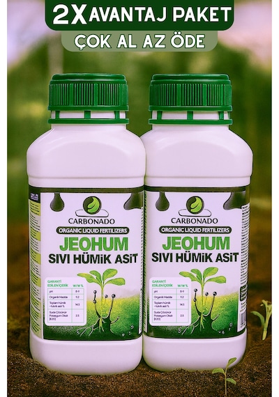 Jeohum Sıvı Hümik Asit 5l X2 Avantaj Paket 1000