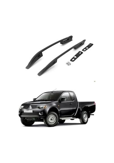 Turtle Mitsubishi L200 Mk5 2015-2025 Tavan Çıtası Falcon Siyah
