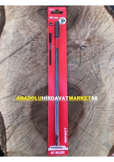 Milwaukee Manyetik Bits Uzatma Ucu 30 CM Mıknatıslı Uzatma