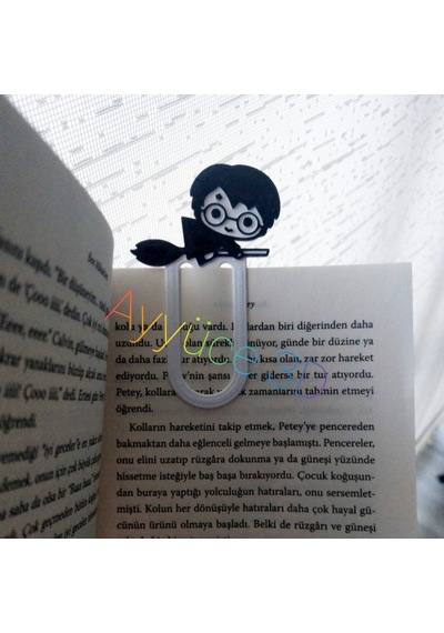 Ayyüce 3d, Harry Potter Figürlü Süpürgeli Uçan Kitap Ayracı