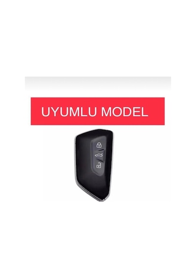 Yeni Tiguan 2024 ve Üzeri Uyumlu Anahtar Koruma Kılıf Siyah - Altın