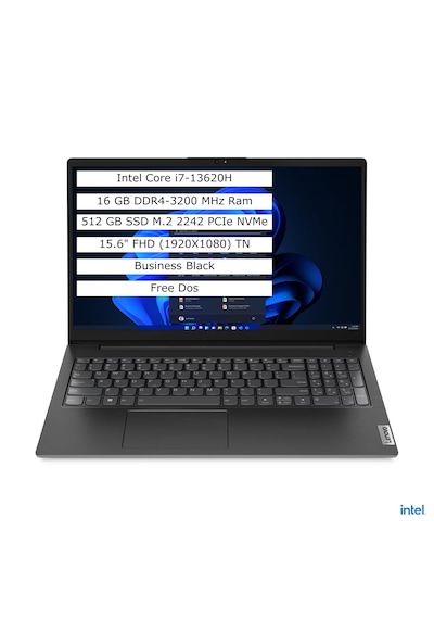 Lenovo V15 G4 83A100QMTR i7-13620H 16 GB 512 GB SSD 15.6" Free Dos Dizüstü Bilgisayar