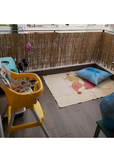 1x2,50 Metre Kamış Hasır Çit - Doğal Balkon Ve Bahçe Gizlilik Örtüsü Güneşlik