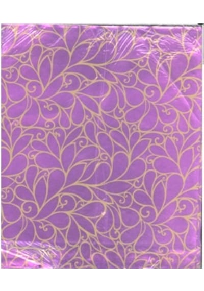 San Metalize Poşet 50 Li 30x35 Desenli Mor