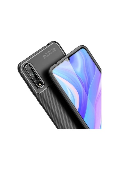 Huawei P Smart S (Y8P) Kilif Karbon Silikon Case 406653312