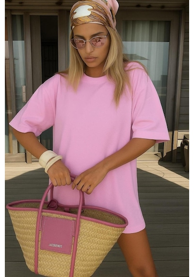 Oversize Unisex T-shirt Çok Renkli