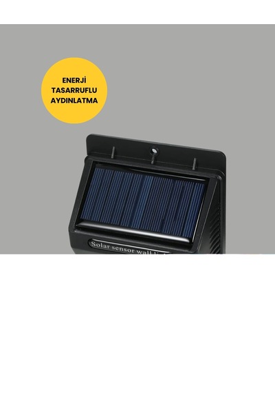 Sensörlü 20 Led Güneş Enerjili Duvar Lambası 3 Metre Algılama