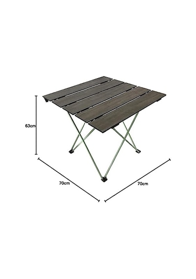 Table Ones-a Ahşap Katlanır Kamp Piknik Masası Büyük Boy Açık Ceviz