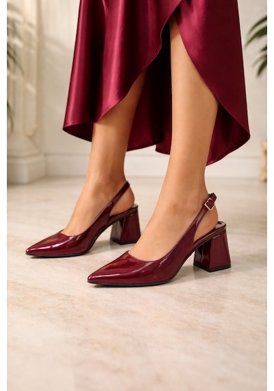 Firibu Elite Gloss Kadın Rugan Stiletto Premium Abiye Topuklu Ayakkabı Davet & Gelinlik Uyumlu Bordo Firibu Elite Gloss Kadın Rugan Stiletto Premium Abiye Topuklu Ayakkabı Davet & Gelinlik Uyumlu Bordo