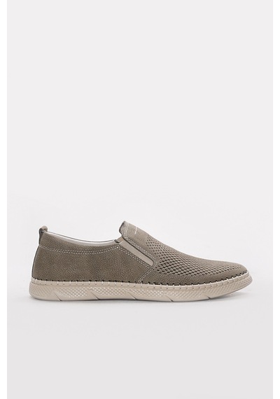Fast Step Hakiki Deri Erkek Casual Ayakkabı 781ma1822 Haki