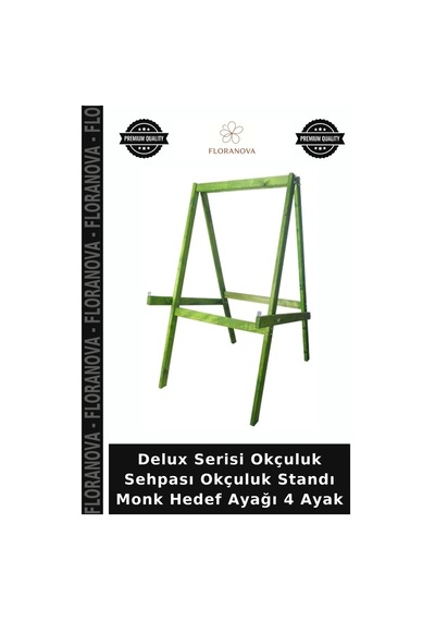 Delux Serisi Okçuluk Sehpası Okçuluk Standı Monk Hedef Ayağı 4 Ayak
