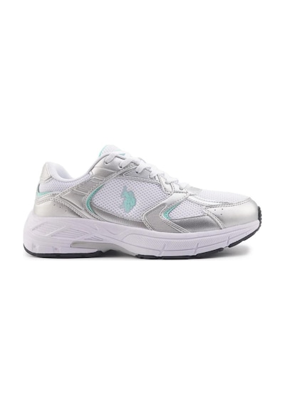 U.s. Polo Assn. Felix Wmn 4fx Kadın Beyaz-a.gri-yeşil Sneaker Ayakkabı-beyaz Beyaz