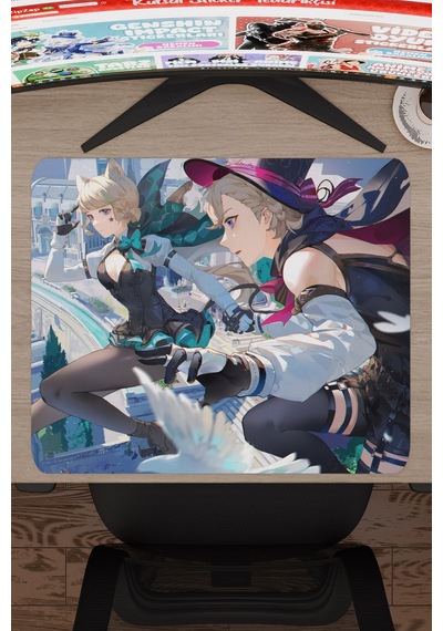 Lyney Genshin Impact Anime Gacha V1 - 48x40 Xl Gaming Mouse Pad Fare Altlığı