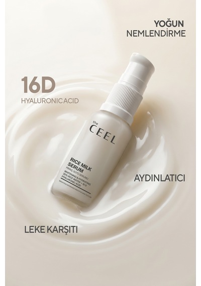 Pirinç Sütü Serumu Nemlendirici & Aydınlatıcı 16d Hyaluronik Asit, Pirinç Suyu Ve Niacinamide 30 Ml