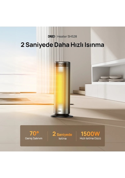Dreo Solaris 628 Akıllı Elektrikli Isıtıcı