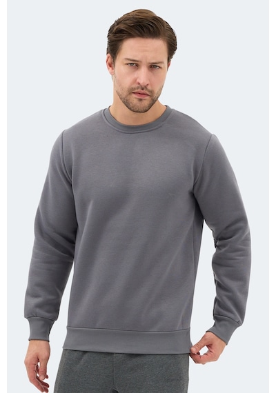 Slazenger Konnor In Erkek Koyu Gri Sweatshırt Koyu Gri