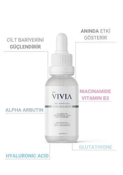The Vivia Leke Karşıtı Cilt Tonu Eşitleyici Serum 30 ML