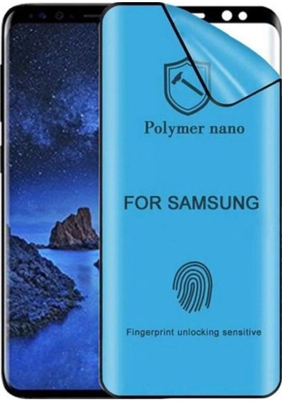Samsung Galaxy Uyumlu  S9 Plus Esnek Polymer Nano Tam Kaplayan Full Ekran Koruyucu
