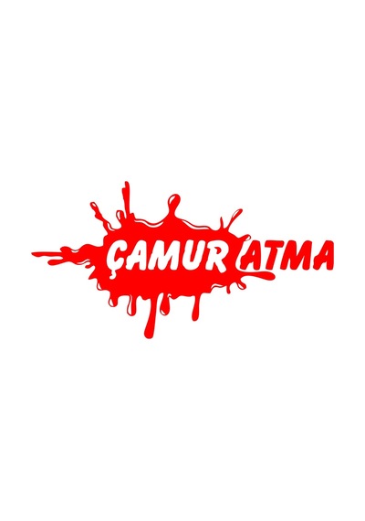 Çamur Atma Araba Sticker 17x17 Cm Kırmızı